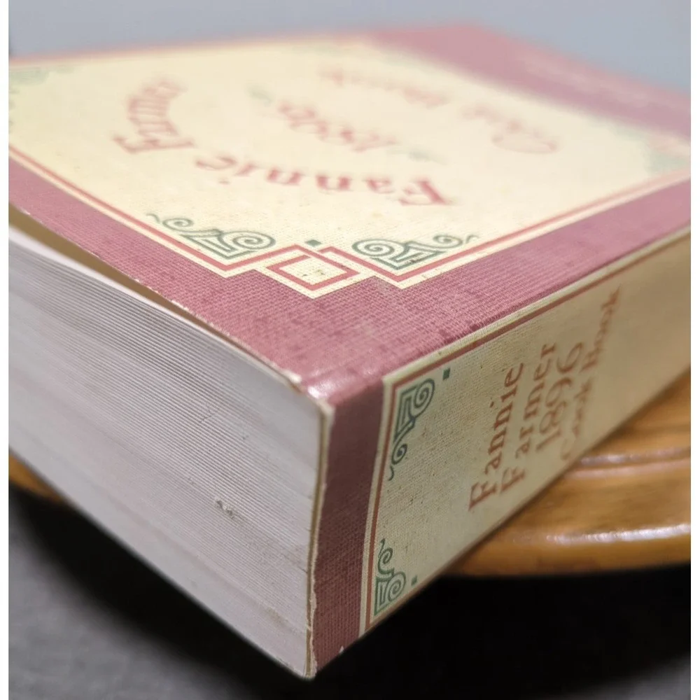1996 Commemorative Ed. Fannie Farmer Cookbook 1896 The Boston Cooking School‎ PB